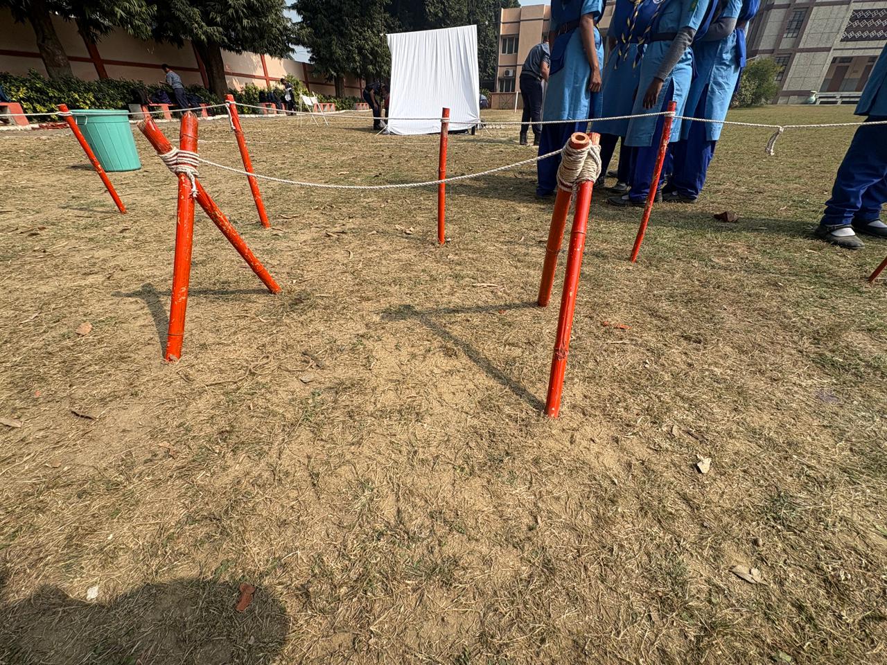The Bharat Scouts and Guides camp 